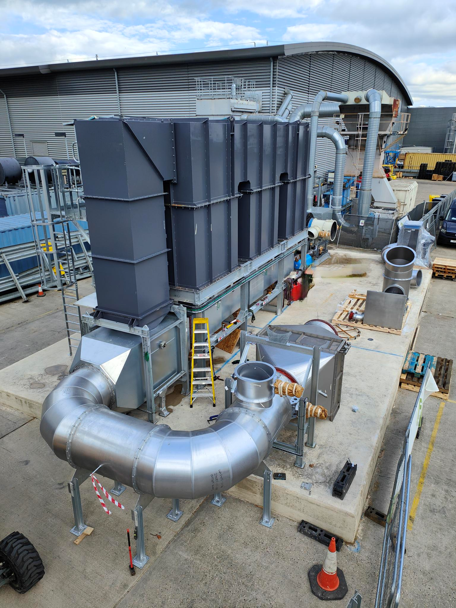 Spooner RTO during installation at the Selig Site